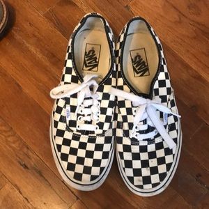 Checkered Vans